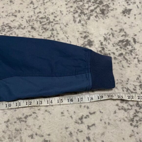 Walt Disney Parks size L Bomber Jacket embroidered navy blue EUC - Picture 11 of 11